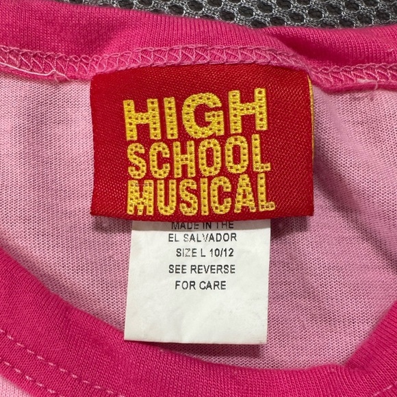 Y2K High School Musical Disney Nightgown Long Sleeve Kids Size Large 10/12 - Picture 5 of 8